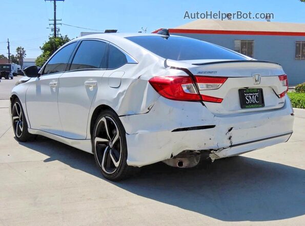 1HGCV1F33MA072995 2021 HONDA ACCORD White წინა ხედი