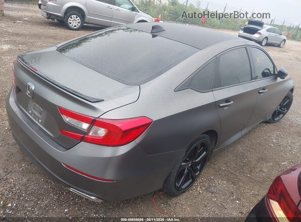 1HGCV1F33NA055230 2022 HONDA ACCORD Gray Հետևի աջ
