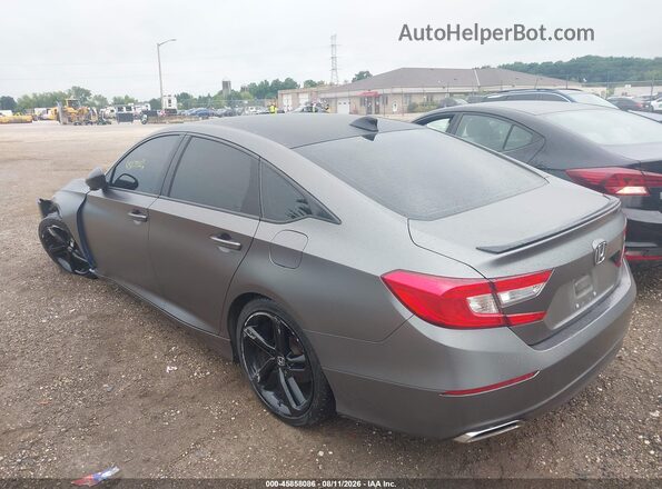 1HGCV1F33NA055230 2022 HONDA ACCORD Gray Հետևի ձախ
