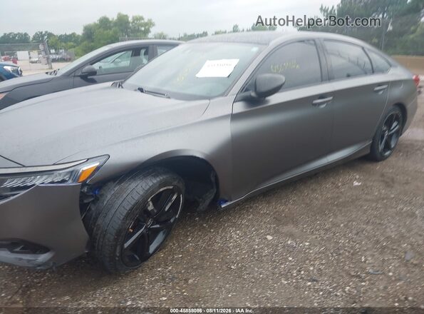 1HGCV1F33NA055230 2022 HONDA ACCORD Gray Դիմացի տեսք