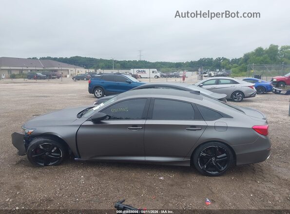1HGCV1F33NA055230 2022 HONDA ACCORD Gray Սալոնի 360 աստիճան տեսք