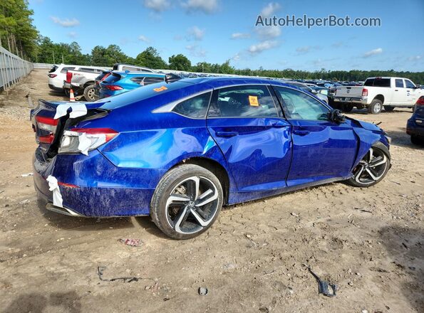 1HGCV1F33NA090687 2022 HONDA ACCORD Blue 