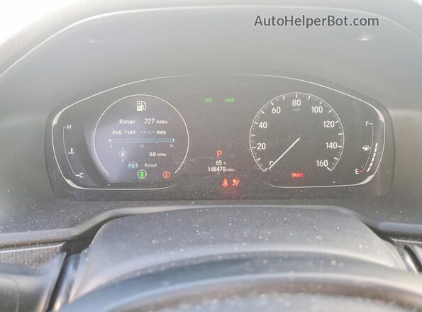 1HGCV1F34JA121701 2018 HONDA ACCORD White ხელსაწყოთა პანელის ხედი