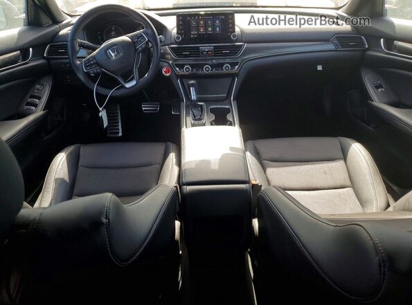 1HGCV1F34JA136523 2018 HONDA ACCORD Charcoal Dashboard view