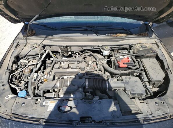 1HGCV1F34JA136523 2018 HONDA ACCORD Charcoal Rear interior view