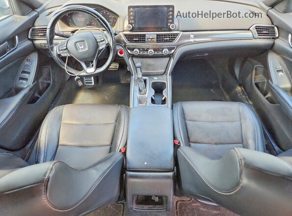 1HGCV1F34JA140300 2018 HONDA ACCORD Серебряный Вид панели приборов