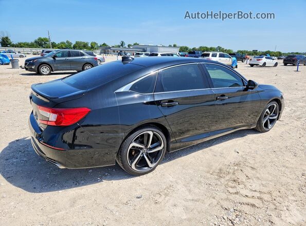 1HGCV1F34JA223872 2018 HONDA ACCORD Black Trasero derecho