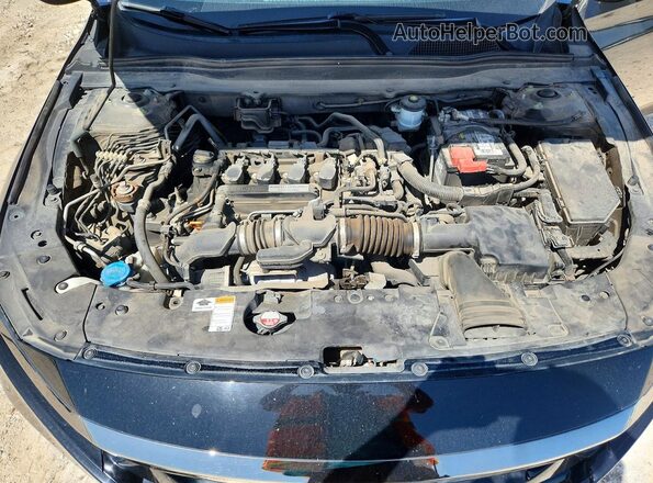 1HGCV1F34JA223872 2018 HONDA ACCORD Black Vista interior trasera