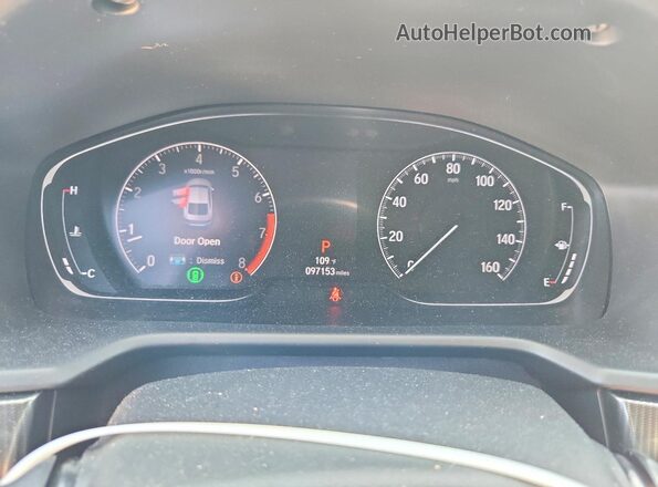 1HGCV1F34JA223872 2018 HONDA ACCORD Black Vista del cuadro de instrumentos