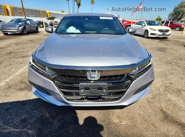 1HGCV1F34KA036973 2019 HONDA ACCORD Silver Front view