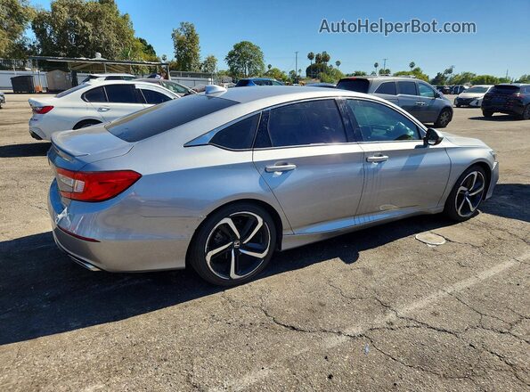 1HGCV1F34KA036973 2019 HONDA ACCORD Silver Rear right