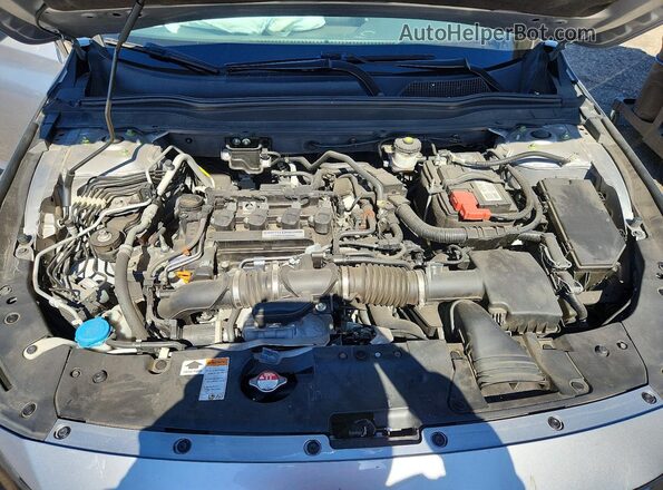 1HGCV1F34KA036973 2019 HONDA ACCORD Silver Rear interior view