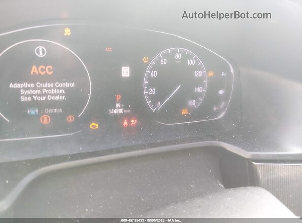 1HGCV1F34KA086806 2019 HONDA ACCORD White Вид задніх сидінь