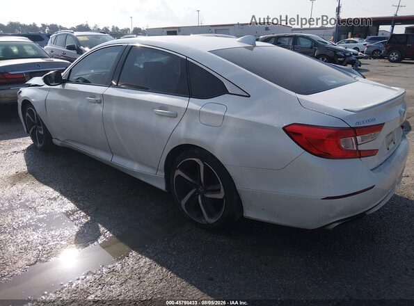 1HGCV1F34KA086806 2019 HONDA ACCORD White Задня ліва чверть