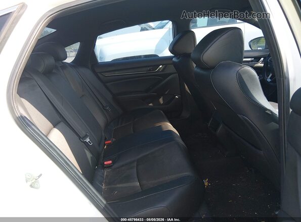 1HGCV1F34KA086806 2019 HONDA ACCORD White Вид наклейки з VIN-кодом