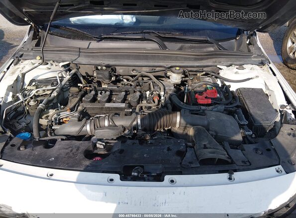 1HGCV1F34KA086806 2019 HONDA ACCORD White Вид ззаду