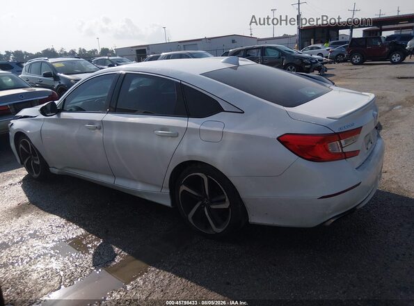1HGCV1F34KA086806 2019 HONDA ACCORD White Панорамний вид салону 360°