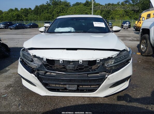 1HGCV1F34KA086806 2019 HONDA ACCORD White Вид щитка приладів