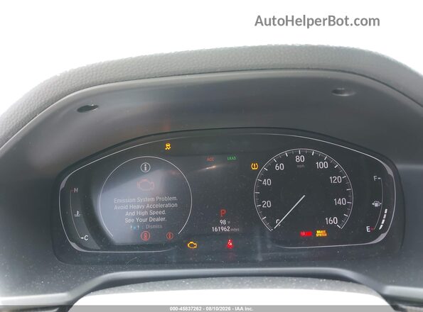 1HGCV1F34KA104950 2019 HONDA ACCORD Черный Вид задних сидений