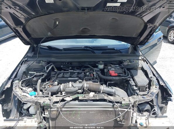1HGCV1F34KA104950 2019 HONDA ACCORD Черный Вид сзади