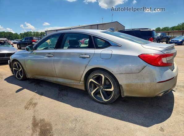 1HGCV1F34KA105144 2019 HONDA ACCORD Silver Задня ліва чверть