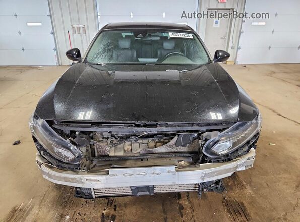 1HGCV1F34KA150083 2019 HONDA ACCORD Black წინა ხედი