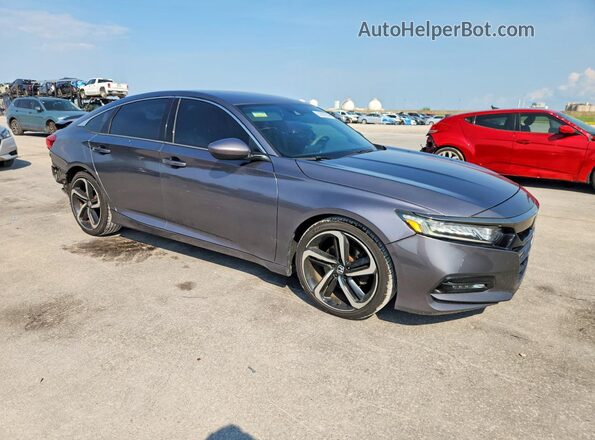 1HGCV1F34LA013260 2020 HONDA ACCORD Charcoal Delantero derecho