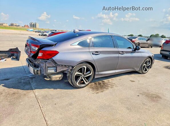 1HGCV1F34LA013260 2020 HONDA ACCORD Charcoal Trasero derecho