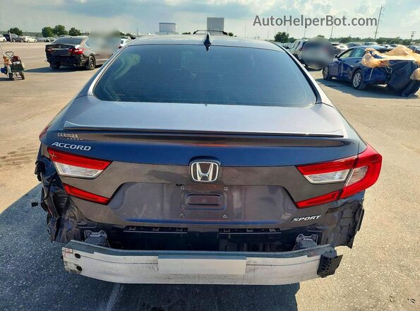 1HGCV1F34LA013260 2020 HONDA ACCORD Charcoal Vista trasera