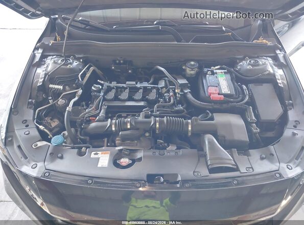 1HGCV1F34LA043004 2020 HONDA ACCORD Black Rear view
