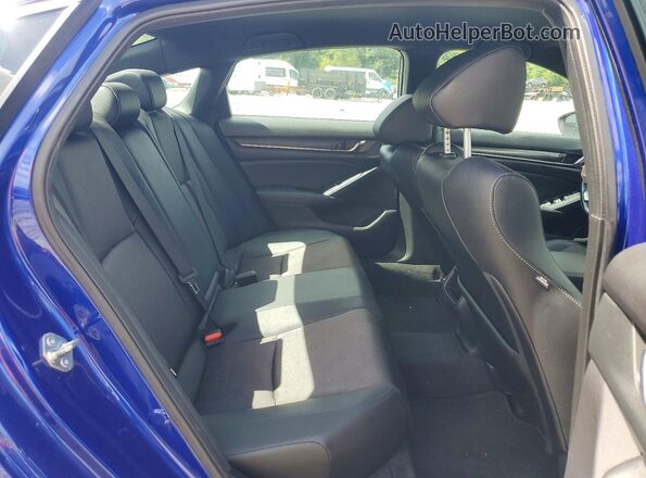 1HGCV1F34LA106490 2020 HONDA ACCORD Синий Вид задних сидений
