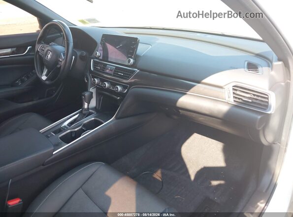 1HGCV1F34LA151395 2020 HONDA ACCORD White Вид салону спереду