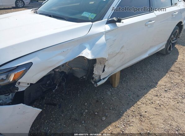 1HGCV1F34LA151395 2020 HONDA ACCORD White Вид спереду