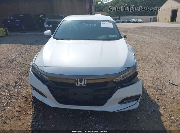 1HGCV1F34LA151395 2020 HONDA ACCORD White Вид щитка приладів