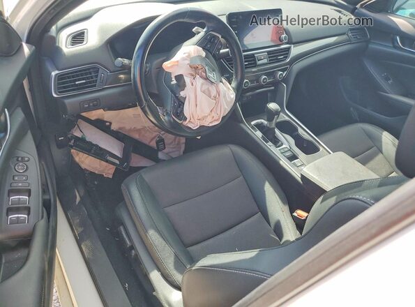 1HGCV1F34MA018699 2021 HONDA ACCORD Белый Вид панели приборов