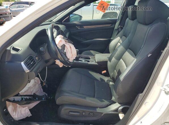 1HGCV1F34MA018699 2021 HONDA ACCORD Белый Вид салона спереди
