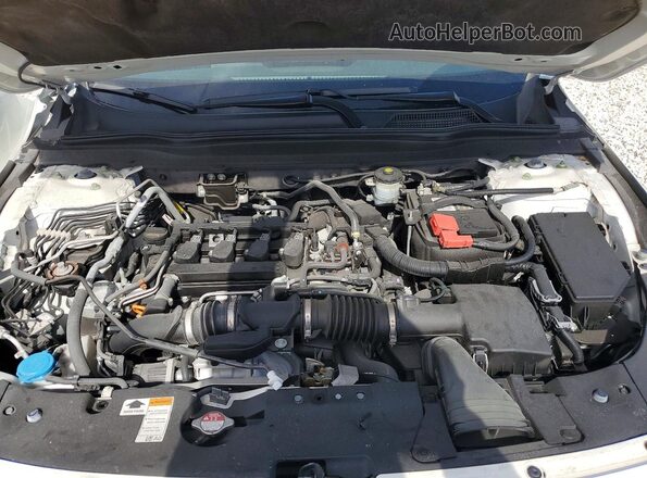 1HGCV1F34MA018699 2021 HONDA ACCORD Белый Вид задней части салона