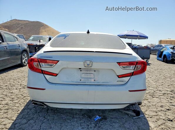1HGCV1F34MA071872 2021 HONDA ACCORD White Вид ззаду