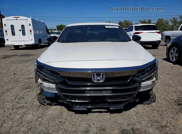 1HGCV1F34MA071872 2021 HONDA ACCORD White Вид спереду