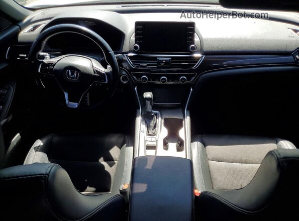 1HGCV1F34MA071872 2021 HONDA ACCORD White Вид панелі приладів