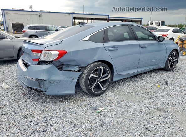 1HGCV1F34MA074741 2021 HONDA ACCORD Gray უკანა მარჯვენა