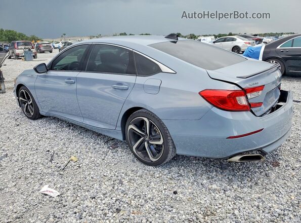 1HGCV1F34MA074741 2021 HONDA ACCORD Gray უკანა მარცხენა