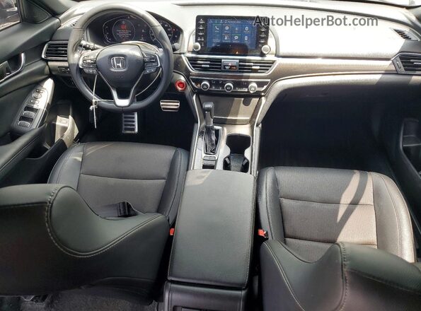 1HGCV1F34MA074741 2021 HONDA ACCORD Gray წინა პანელის ხედი