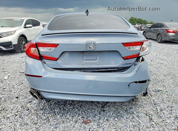 1HGCV1F34MA074741 2021 HONDA ACCORD Gray უკანა ხედი