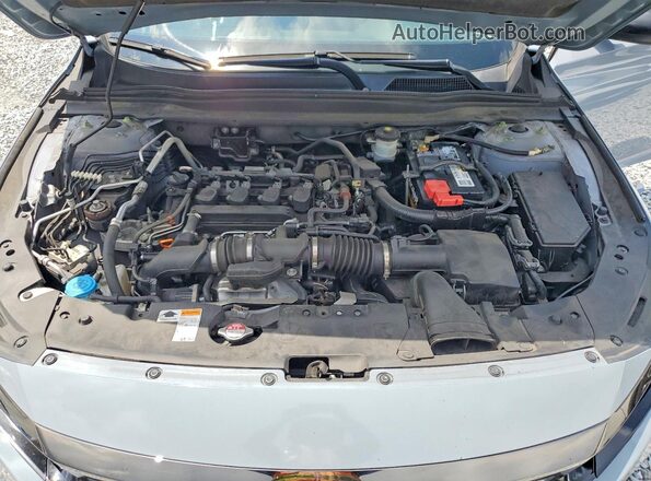 1HGCV1F34MA074741 2021 HONDA ACCORD Gray უკანა სალონის ხედი