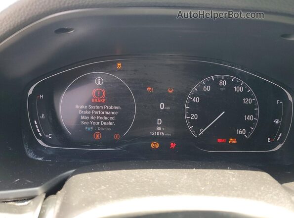 1HGCV1F34MA074741 2021 HONDA ACCORD Gray ხელსაწყოთა პანელის ხედი