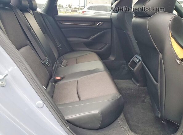 1HGCV1F34MA074741 2021 HONDA ACCORD Gray უკანა სავარძლების ხედი