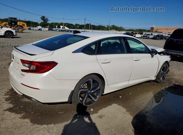 1HGCV1F34NA036668 2022 HONDA ACCORD White უკანა მარჯვენა