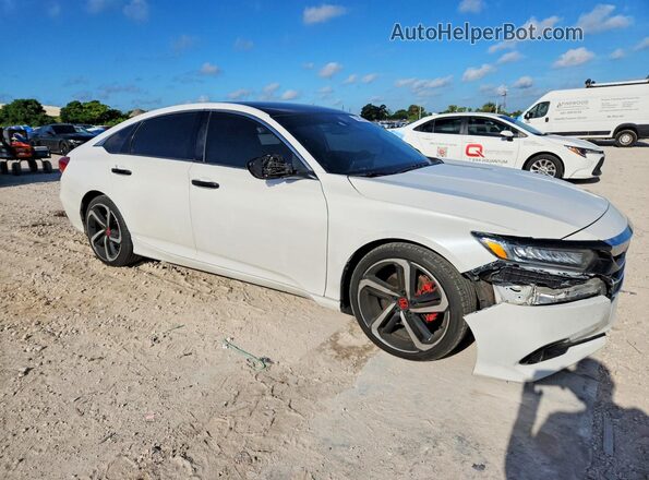 1HGCV1F34NA043541 2022 HONDA ACCORD White Przód prawy