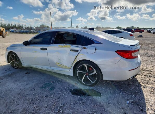 1HGCV1F34NA043541 2022 HONDA ACCORD White Tył lewy